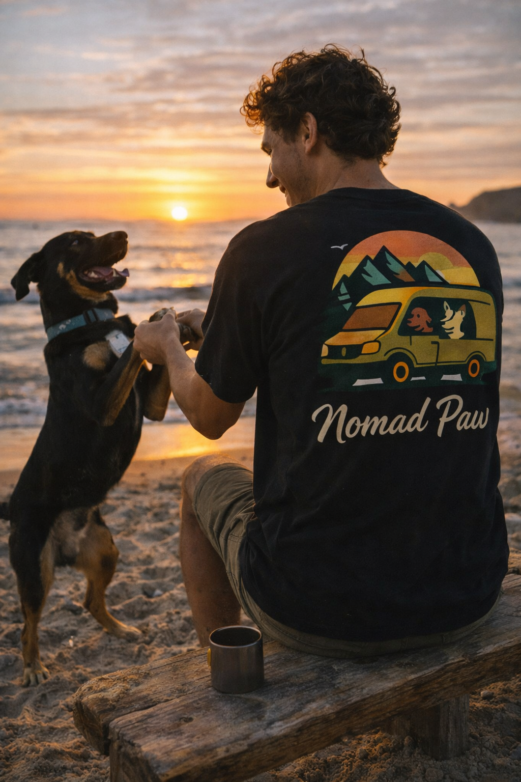 Complicité entre un chien et son humain